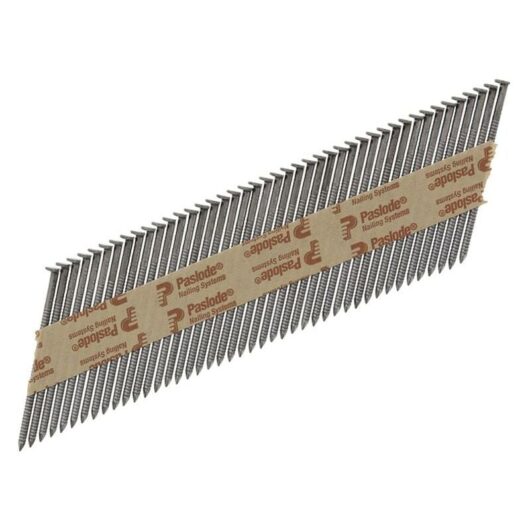 3.1 x 75mm 350 Ring Nails Bright Finish Box of 2200 + 2 Fuel Cells PAS141226 - Paslode