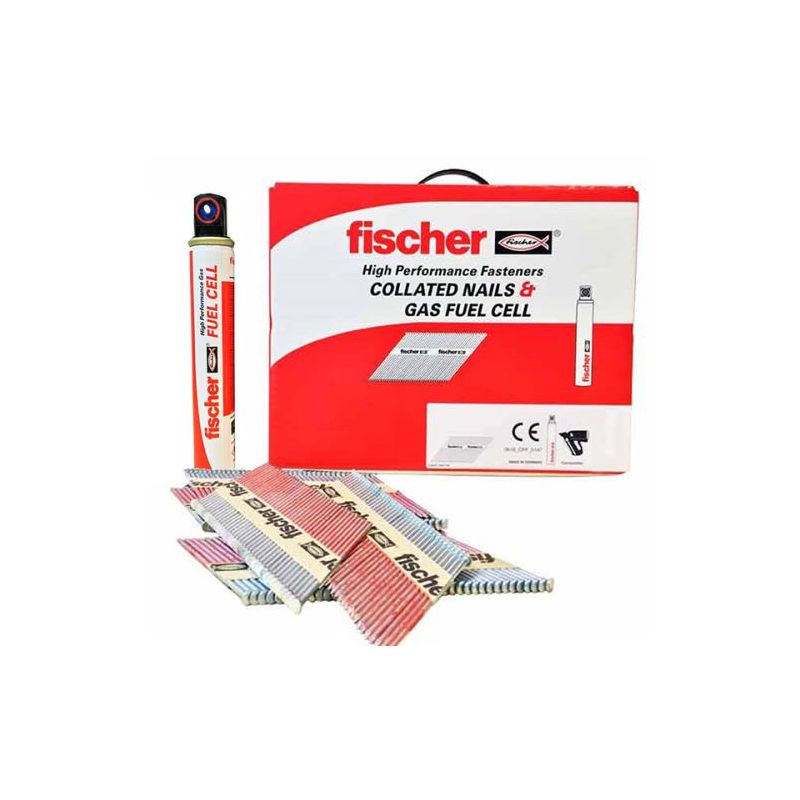 534716 1ST fix nail 3.1X75 ring steel - Fischer