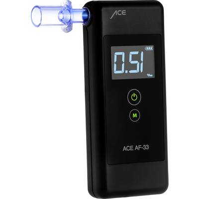 Breathalyser ACE AF-33 Dark grey 0.00 up to 5.00 ‰ Incl. display