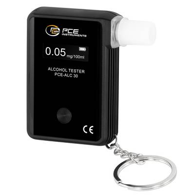 PCE Instruments PCE-ALC 30 Breathalyser 0 up to 2 mg/ml Alarm, Incl. display, Selectable SI units