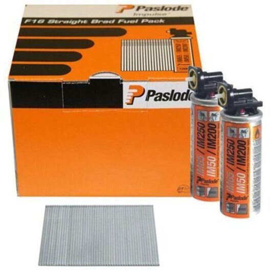 Brad Nail Fuel Pack F16 x 45mm Galv Qty 2,000 - Paslode