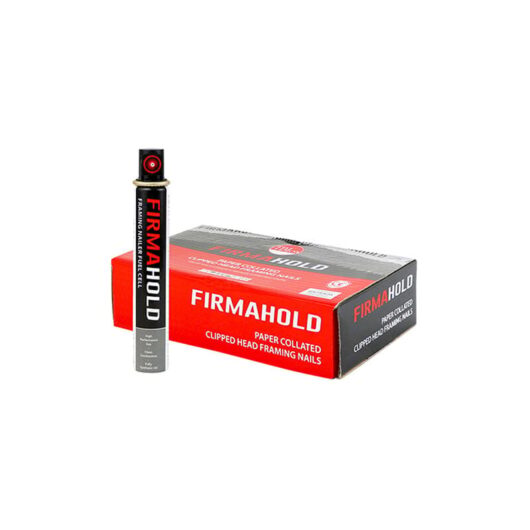 Firmahold - timco Collated Clipped Head Ring Shank A2 Stainless Steel Nails & Fuel Cells - 3.1 x 80/1CFC
