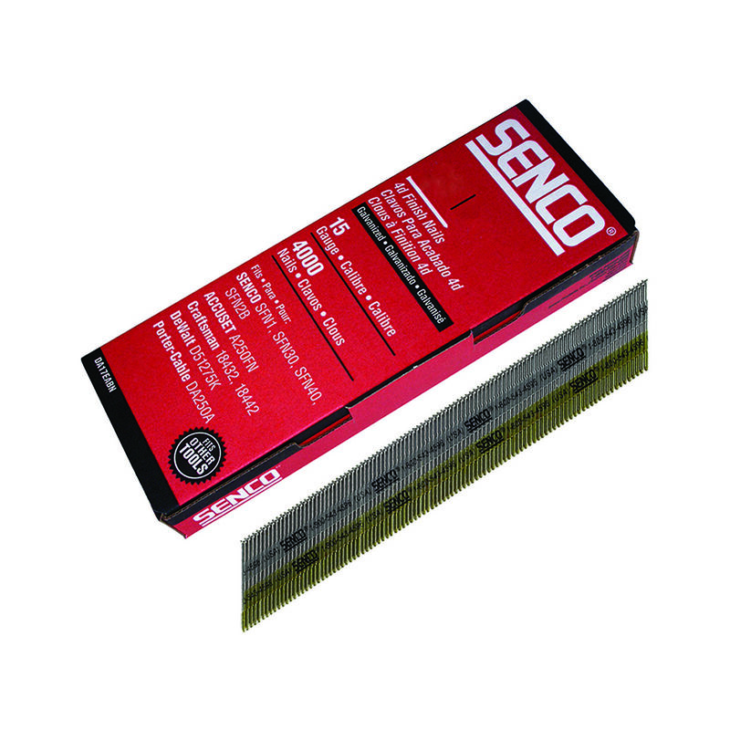 Senco - DA25EAB Chisel Smooth Brad Nails Galvanised 15G x 64mm (Pack 3000) SENDA25EAB