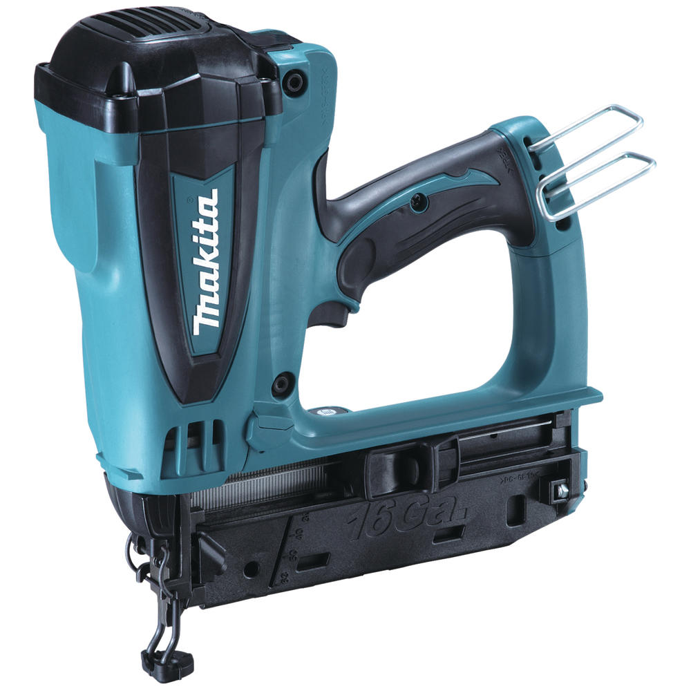Makita GF600SE Cordless Gas Second Fix Finish Nailer 2 x 1ah Li-ion Battery Charger Case